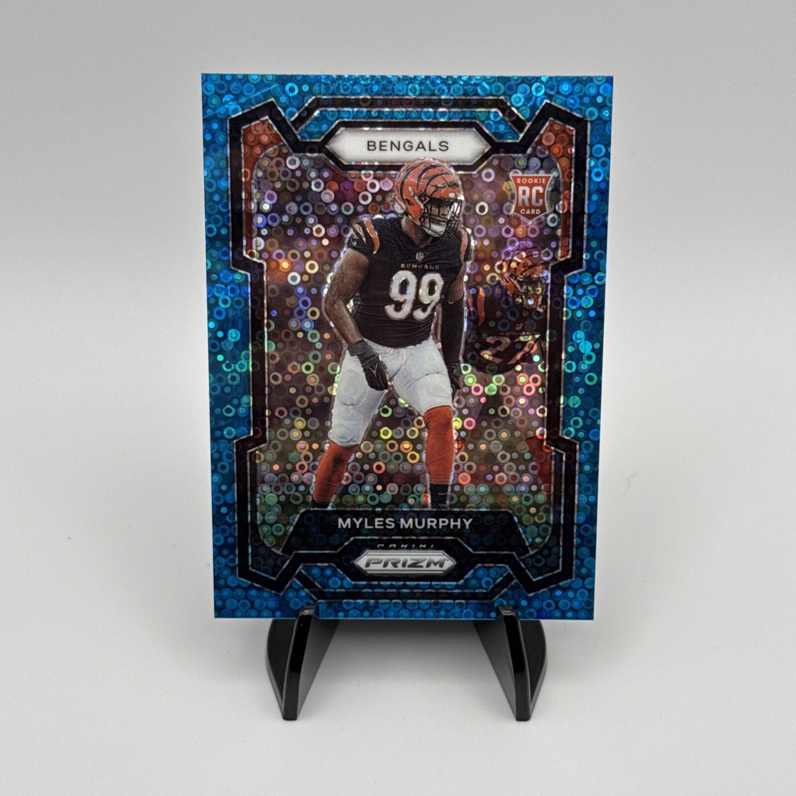 2023 Panini Prizm - Rookies Blue No Huddle Prizm #320 Myles Murphy /95 (RC)