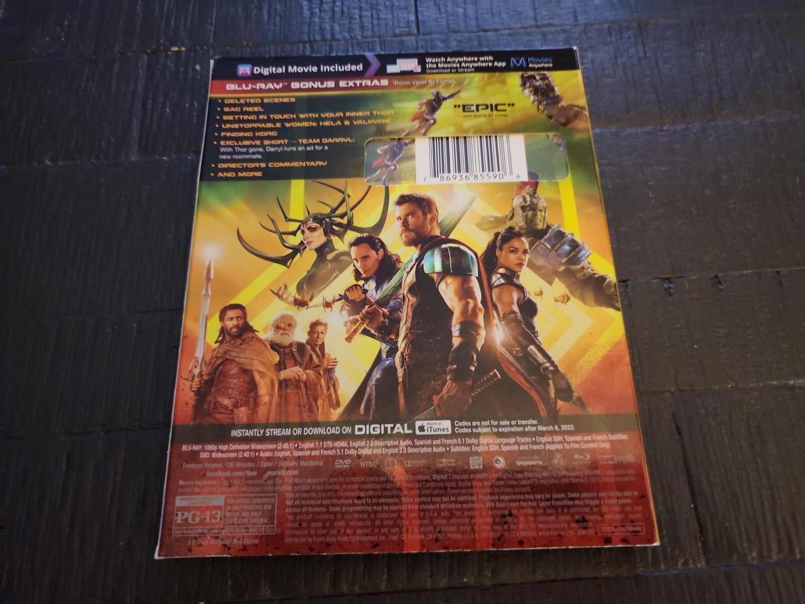 Thor Ragnarok Dvd Thor: Ragnarok Blu-ray + DVD 786936855906| eBay