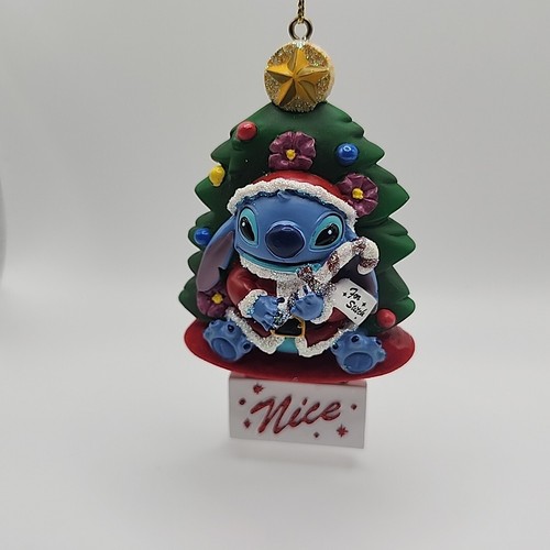 Disney WDW Lilo & Stitch Decorazione Natalizia Doppio Lato "Cattivo!" o "Bello!" - Foto 2 di 7