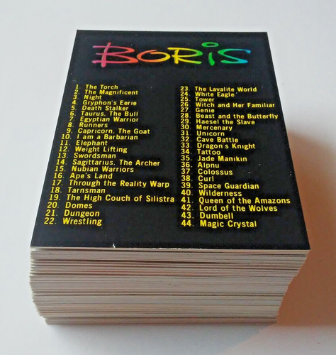 Juego de 1 90 cartas Boris Vallejo (imágenes de cómic de 1991) - Imagen 2 de 2