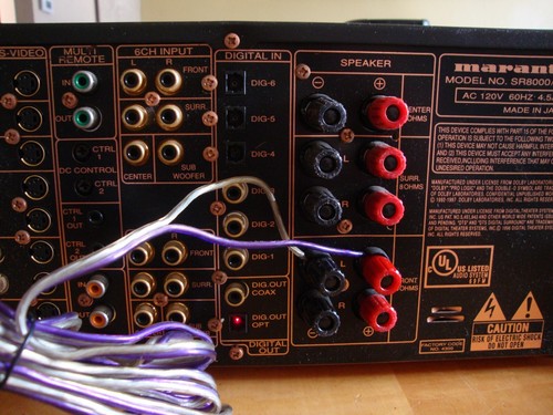 Marantz SR-8000/U1B 5.1 Home Theater Receiver Bundle Perfect Working Condition - Picture 7 of 13