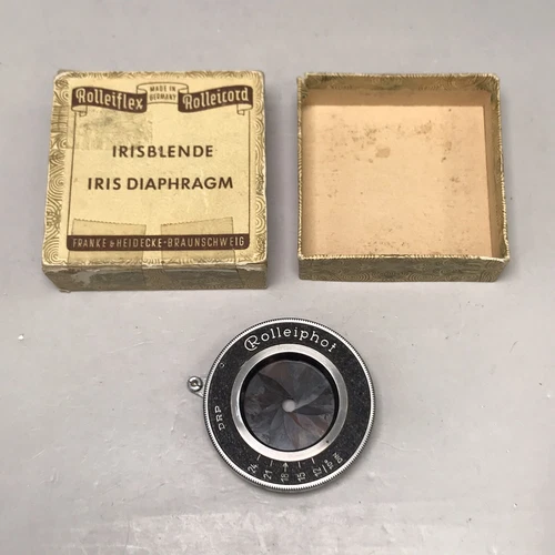 Rare Rolleiflex Rolleiphot Iris Diaphragm Depth of field Preview Meter with Box