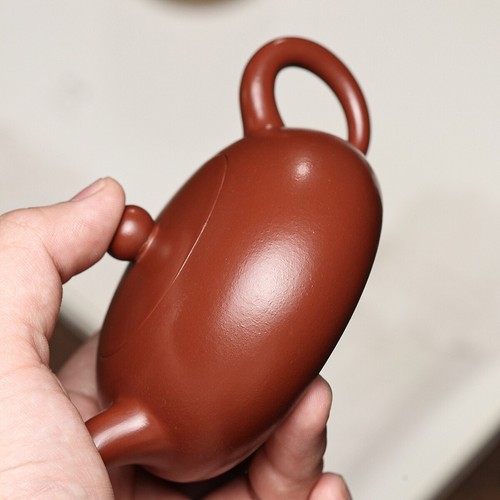 150ml Small Kungfu Tea Pot Handmade Ball Shaped Infuser Holes Yixing Zisha Pot - Picture 7 of 12