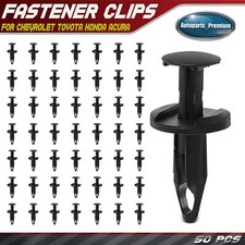 50x 6.35mm Nylon Wheel Opening Moulding Retainer Push-type For Chevrolet Toyota 50x 6.35mm Nylon Wheel Opening Moulding Retainer Push-type For Chevrolet Toyota
