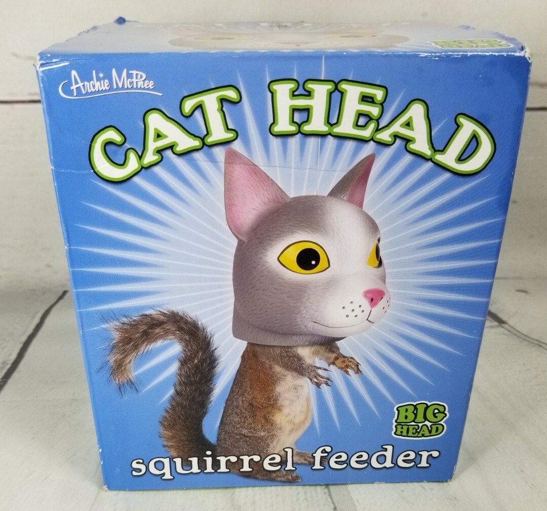 cat head squirrel feeder