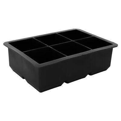 6 Grid Silicone Square Ice Mold Food Grade Ice Cubes Tray Making Mold For Hom US