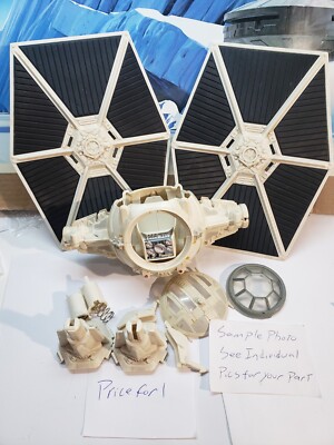 TIE Fighter Wings 2003 Parts Star Wars Hasbro Strut trigger Springs Canopy