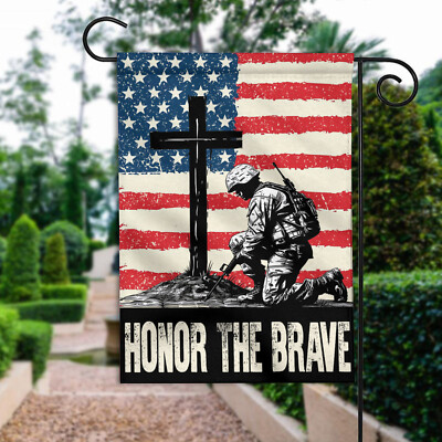 Memorial Day Remember And Honor Flag, Patriotic Flag, Thank You Veteran Flag