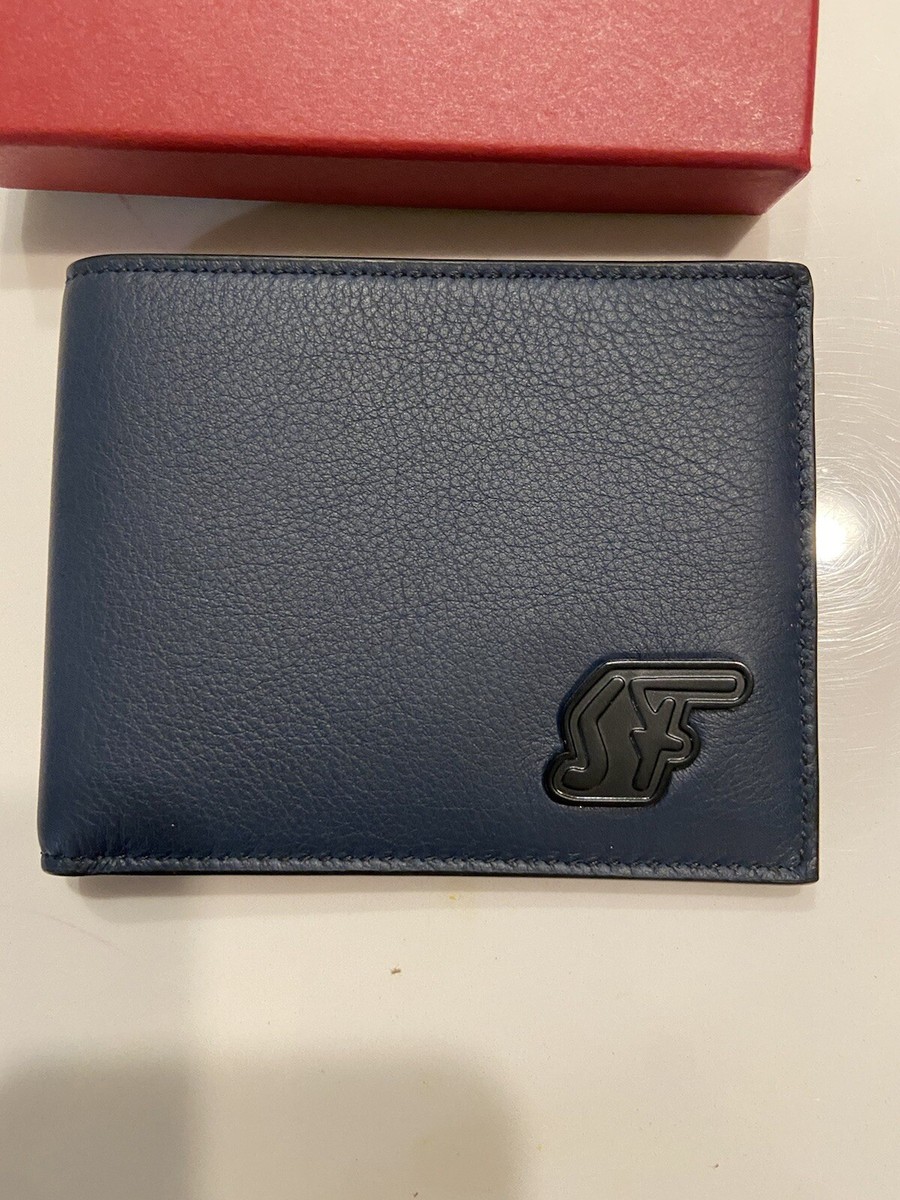 New Auth Salvatore Ferragamo Men Billfold Wallet Card Holder
