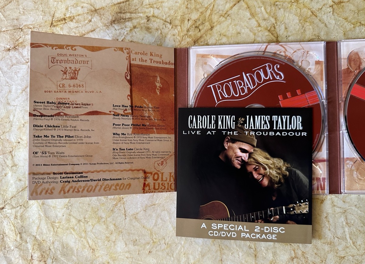 Carole King/James Taylor TROUBADOURS Rise of Singer
