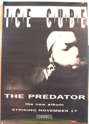 タレントグッズ ICE CUBE THE PREDATOR Vintageポスター 1992