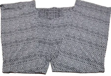 Premise Studio B&W Print Wide Leg Stretch Pants Athleisure Loose Plus Size 1X