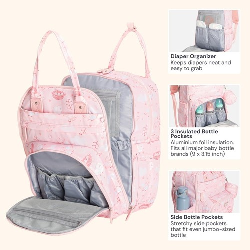 pañaleras de bebe mochila de niña o niño panaleras modernas moderno bolso para - Picture 2 of 26