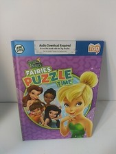 LeapFrog Book Disney Fairies Puzzle Time works with Tag