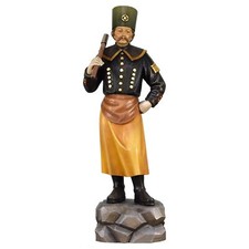 Geschnitzte Figuren Südtirol Bergleute Pyramidenbestückung Berghäuer 12 cm Holz