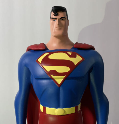 “RARE”SUPERMAN MAQUETTE STATUE #686/2500 The Animated Series Warner Bros W/COA - Picture 2 of 12