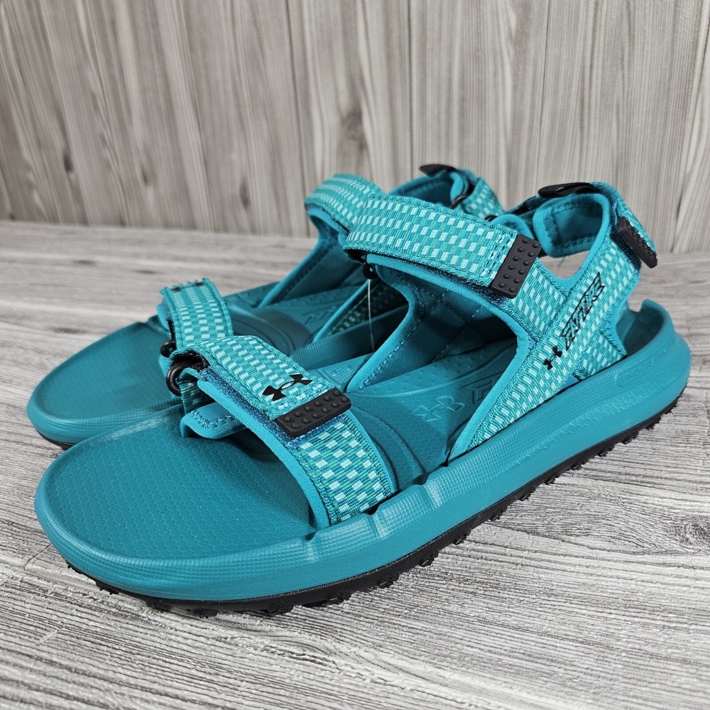 Under Armour Fat Tire Hiking Sandal Coastal Teal - Men's Size 10