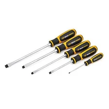 Apex KD80053H GEARWRENCH 5 Pc. Slotted Dual Material Screwdriver Set -