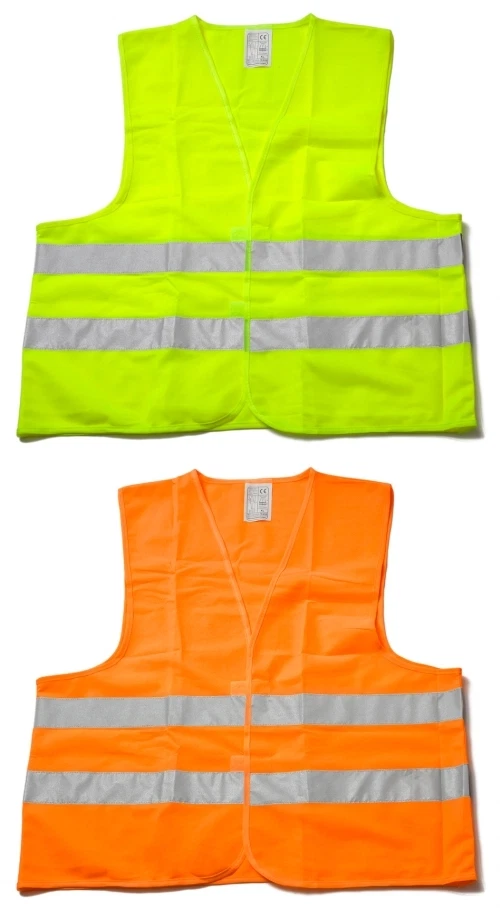 DIV. HERSTELLER Warnweste Auto- Unfall- Sicherheitsweste EN 471 Waschbar gelb oder orange