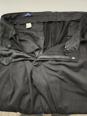 Dokers Mens Dress Pants 38x32 Black