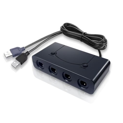 Ergonomic Design 3-in-1 Converter Suitable for Nintendo Gamepad Switch/Wii U/PC
