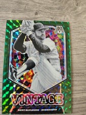 2021 Mosaic Baseball Bert Blyleven Vintage Green Prizm #V11 Minnesota Twins