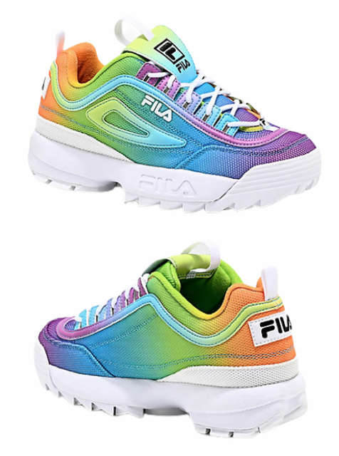 rainbow fila disruptor