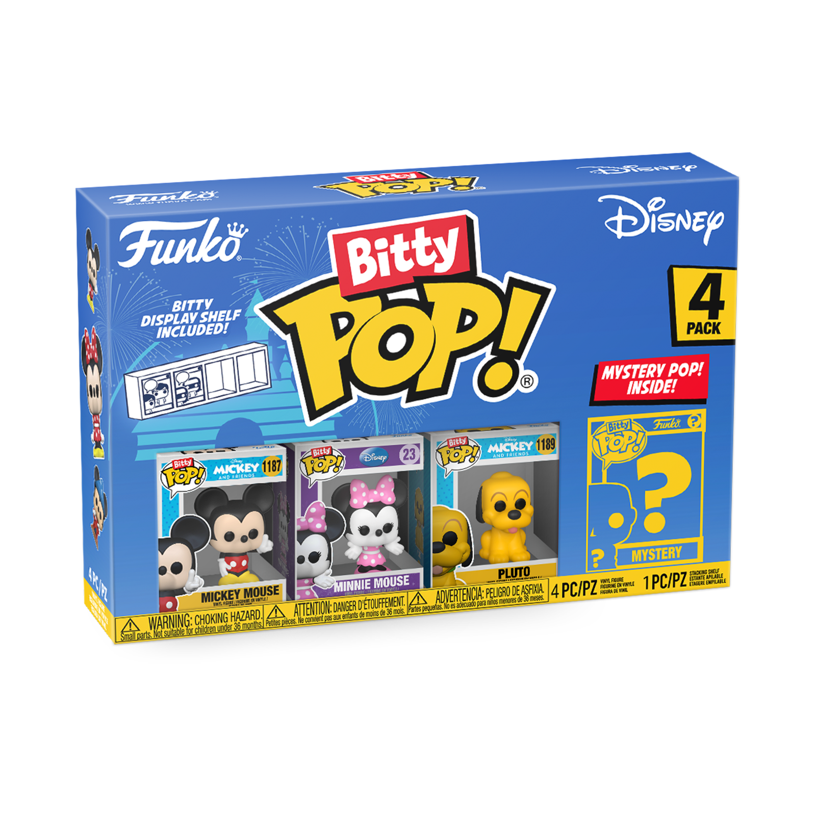 7024787 Merchandising Disney: Funko Pop! Bitty POP 4 Packs - Mickey