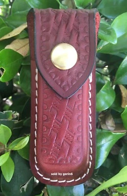 Swiss Army Zermatt Leather Knife Sheath Pouch, Victorinox 33202 or 4.1099.13 NIB