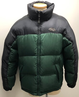 ジャケット・アウター 00s eddie Bauer kilting puffer jacket Eddie Bauer Down Puffer Jacket Coat Size M Mens EB650 Black