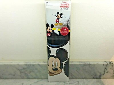 Disney Mickey Mouse & Friends 10 Wall Decals Pre Cut Peel and Stick Removable