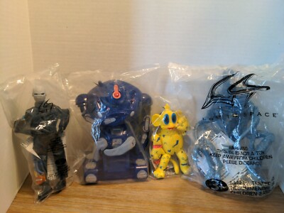 1998 LOST IN SPACE Sealed Toy Complete Set Robot, Don West, Future Smith, Blawp
