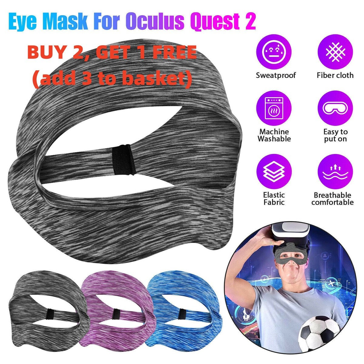 Mask Beat Saber Quest Size Oculus Quest Rift S Controller