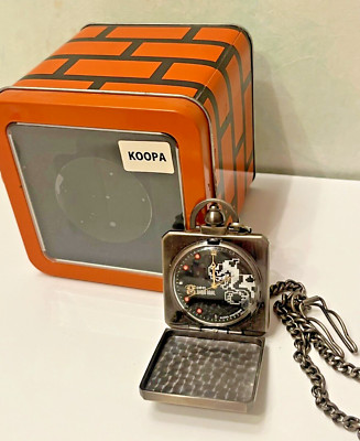 Montre Gousset Pocket clock watch Nintendo Super Mario Bros Nes Hatena Koopa 90'