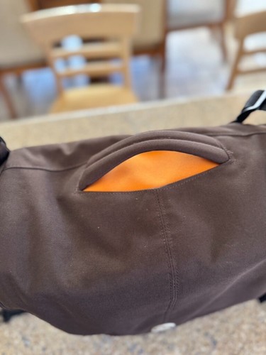 Crumpler 7 Million Dollar Home Brown and Orange Camera Bag - Picture 6 of 7