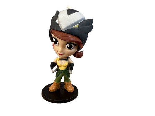 Blackpearls EMMA HawkGirl Rare Collectible Black Vinyl Sofubi Toy