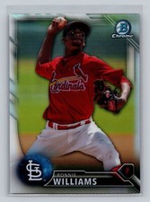 2016 Bowman Draft #BDC-163 Ronnie Williams Chrome Refractor