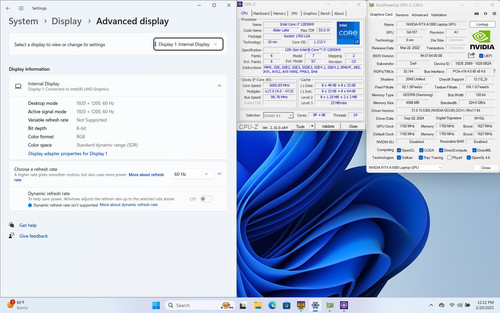 Dell Precision 7670 16" FHD+ I7-12850HX 512GB SSD 32GB W11P RTX A1000 Backlit - Picture 3 of 17