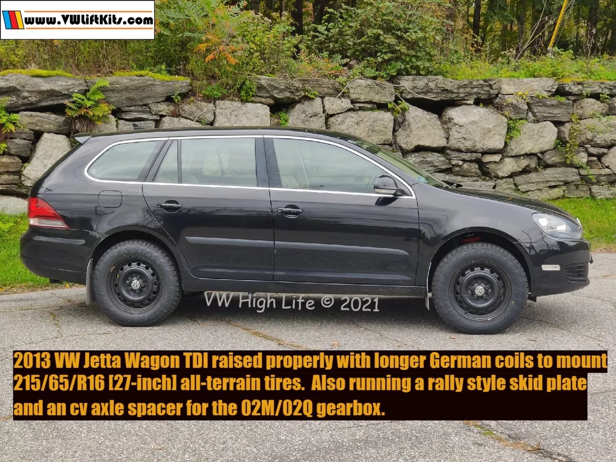 Lift Kit for VW Golf Sportwagen MK6 Jetta Wagon TDI MK5 Suspension OffRoad Coils