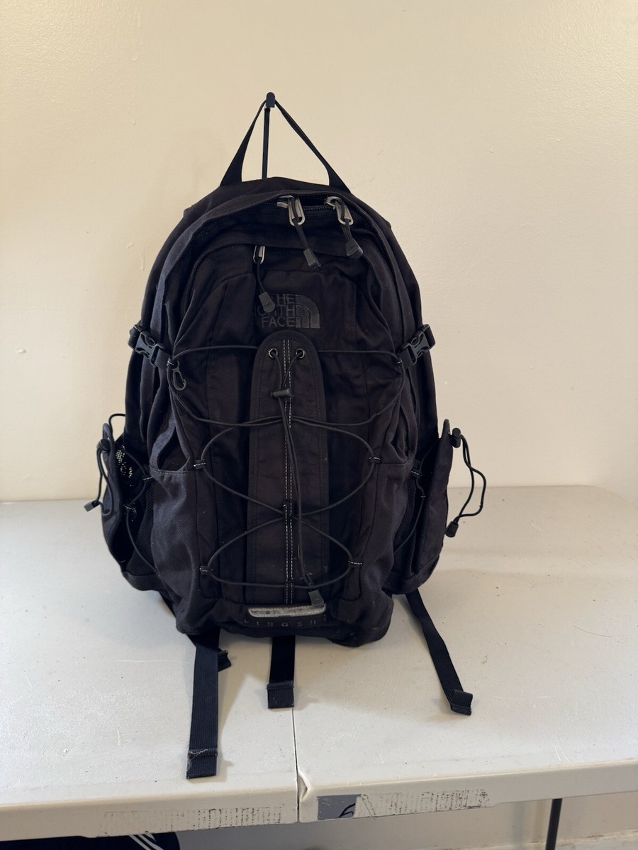 The North Face Slingshot Backpack Black Padded Large Compartments