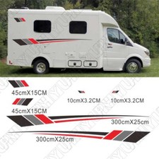 Stripes Graphics Vinyl Graphics Stickers For Caravan Travel Trailer Camper Van