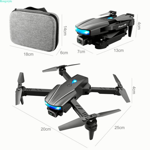 Cuadricóptero RC Plegable Drone X Pro 2023 4K HD Doble Cámara Selfie WIFI FPV - Imagen 10 de 12