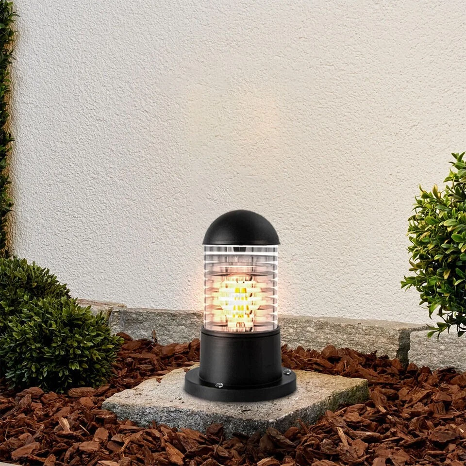 Outdoor Waterproof LED Pillar Light Garden Bollard Driveway Lamp Post Lighting - Image 3 of 4