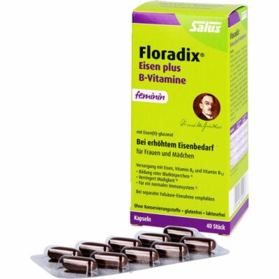 FLORADIX Eisen plus B Vitamine Kapseln 40 St PZN07764261