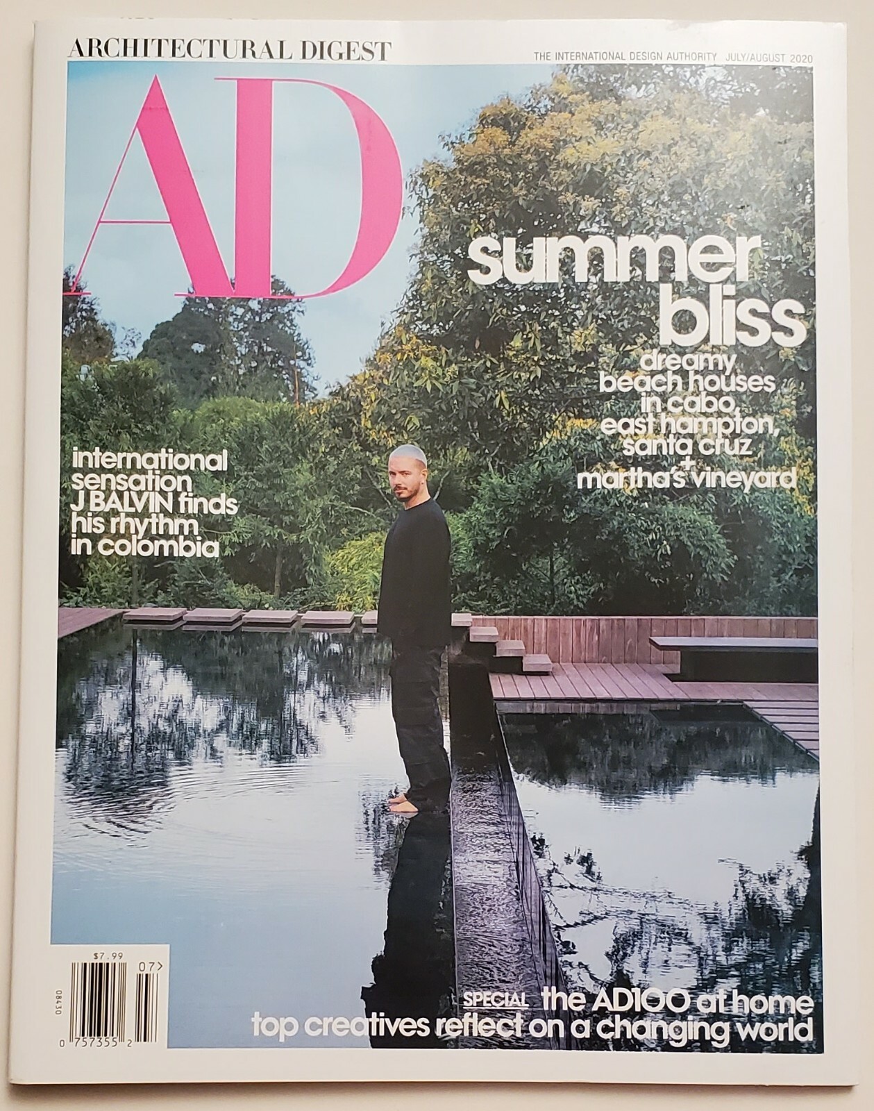 ARCHITECTURAL DIGEST July August 2020 J Balvin, Beach Houses, AD 100