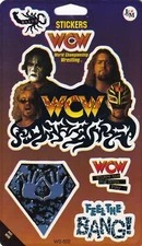 WCW Wrestling Sticker Pack 1998 Sting Bill Goldberg Rey Mysterio DDP WWE New