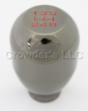 Nrg Shift Shifter Gear Knob Black Chrome Heavy Weight 5 Speed For Honda New