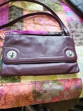 Marc Jacobs Twilo Crossbody Bag Burgundy Wine EUC