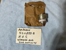 1 NOS AMPEREX 7203 4CX250B transmitting Tetrode Tube Beam Power UHF 1961 Dated