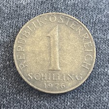 Austria 1 Shilling 1976 KM#2886 Europe Coin U29